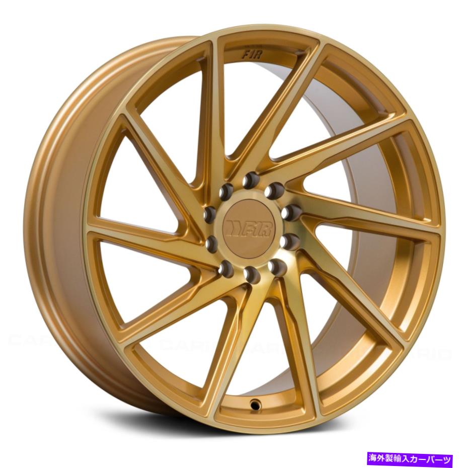 ホイール　４本セット F1R F29ホイール18x8.5（45、5x114.3、73.1）4のゴールドリムセット F1R F29 Wheels 18x8.5 (45, 5x114.3, 73.1) Gold Rims Set of 4【並行輸入品】