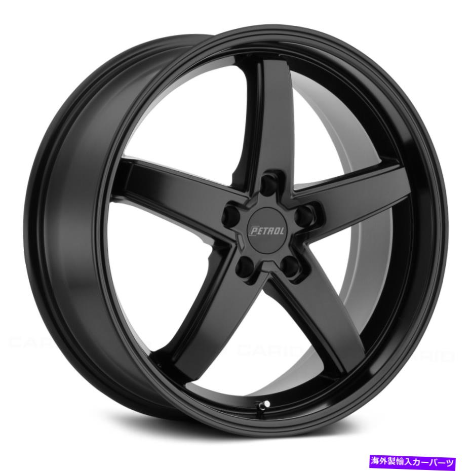 ホイール　４本セット ガソリンP1Bホイール18x8（40、5x112、72.1）4のブラックリムセット Petrol P1B Wheels 18x8 (40, 5x112, 72.1) Black Rims Set of 4【並行輸入品】｜Us Custom Parts Shop USDM