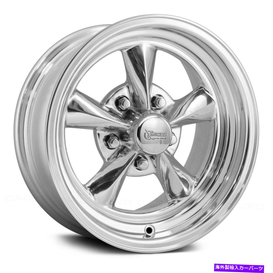 ホイール 4本セット ロケットレーシング燃料ホイール15x8(0、5x114.3、78.1)4の磨かれたリムセット Rocket Racing Fuel Wheels 15x8 (0, 5x114.3, 78.1) Polished Rims Set of 4【並行輸入品】|Us Custom Parts Shop USDM