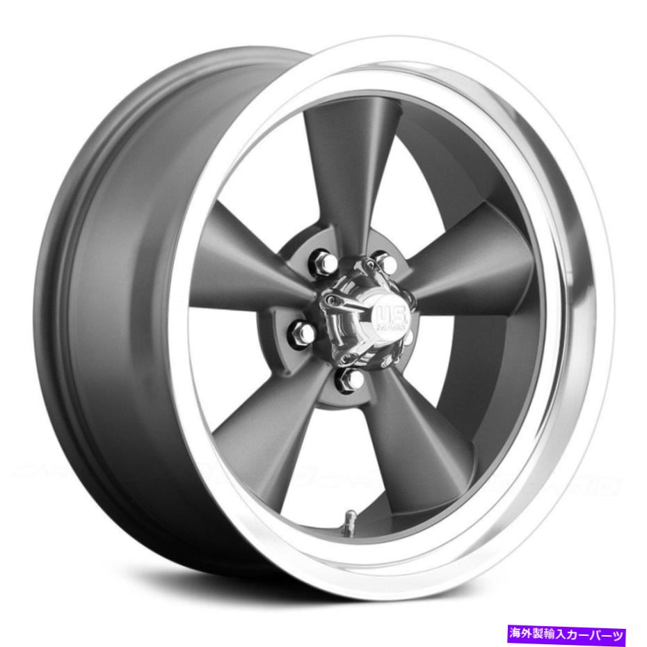 ホイール　４本セット U.S. Mags U102 Standard 1PCホイール17x7（1、5x120.65）Gunmetal Rimsセット4 U.S. Mags U102 STANDARD 1PC Wheels 17x7 (1, 5x120.65) Gunmetal Rims Set of 4【並行輸入品】
