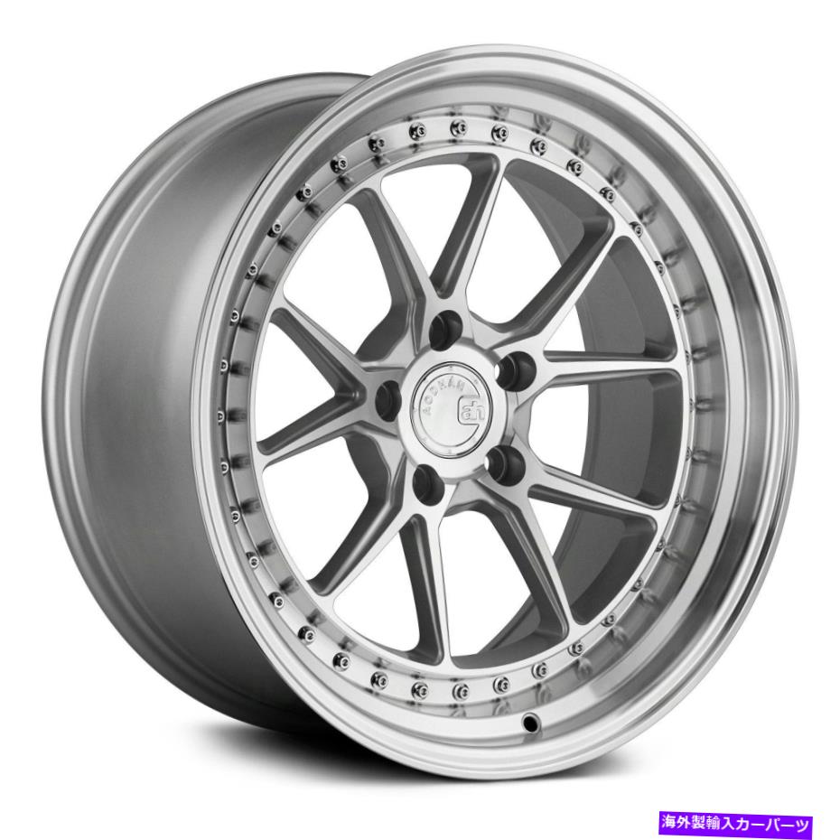 ホイール　４本セット aodhan ds08ホイール19x9.5（22、5x114.3、73.1）シルバーリムセット4 Aodhan DS08 Wheels 19x9.5 (22, 5x114.3, 73.1) Silver Rims Set of 4【並行輸入品】