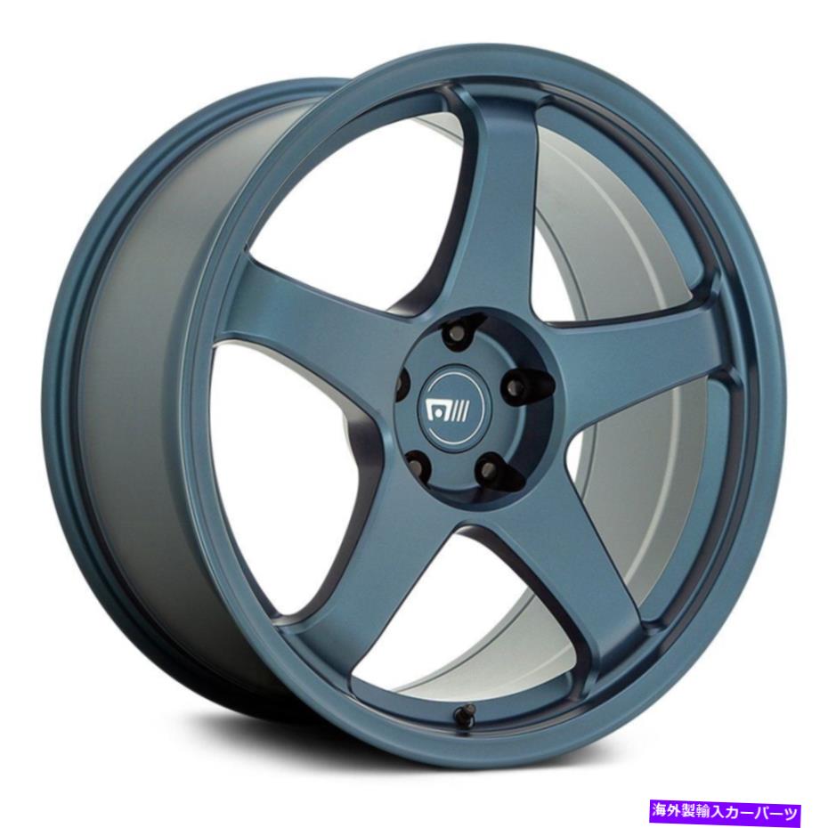ホイール　４本セット Motegi Racing MR151 CS5ホイール18x8.5（30、5x100、56.15）4の青いリムセット Motegi Racing MR151 CS5 Wheels 18x8.5 (30, 5x100, 56.15) Blue Rims Set of 4【並行輸入品】