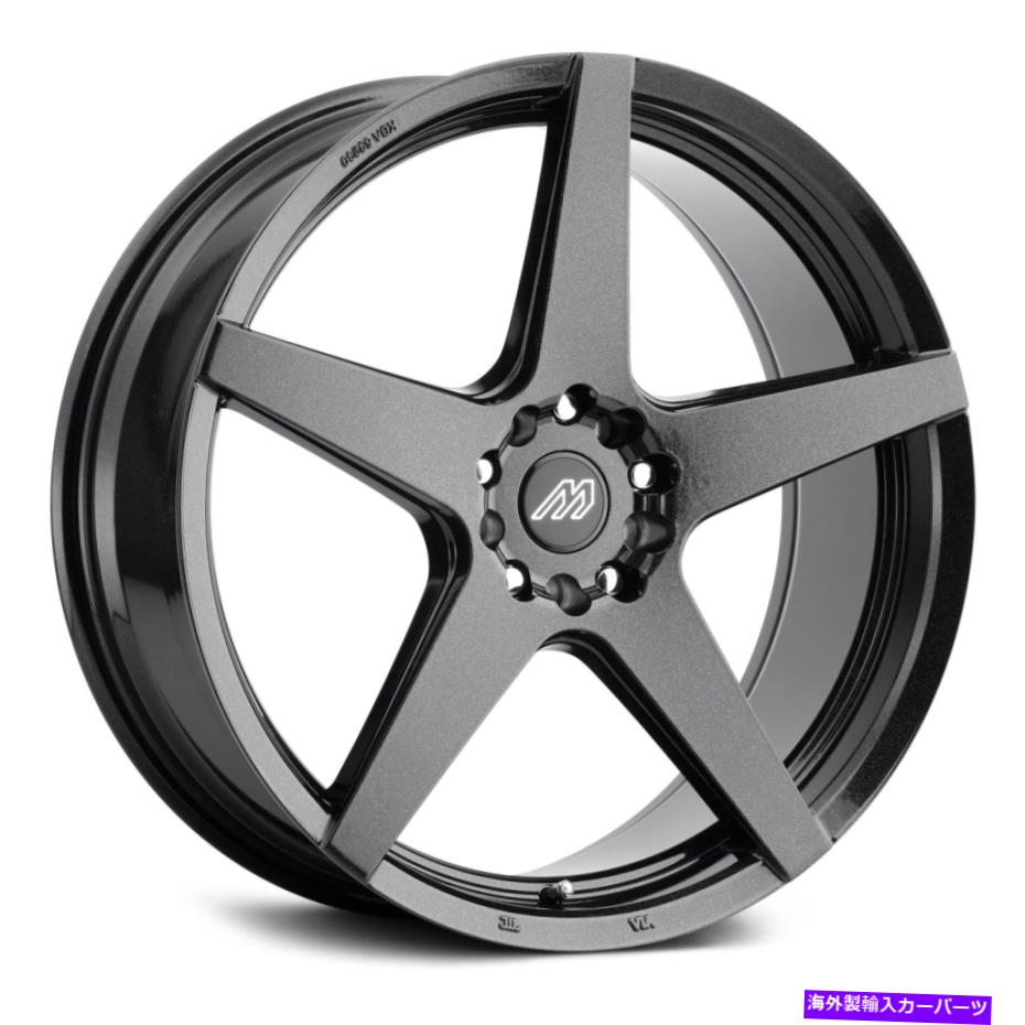 ホイール 4本セット マッハパフォーマンスMP52ホイール20x8.5(35、5x120.65、72.56)4のブラックリムセット MACH Performance MP52 Wheels 20x8.5 (35, 5x120.65, 72.56) Black Rims Set of 4【並行輸入品】|Us Custom Parts Shop USDM