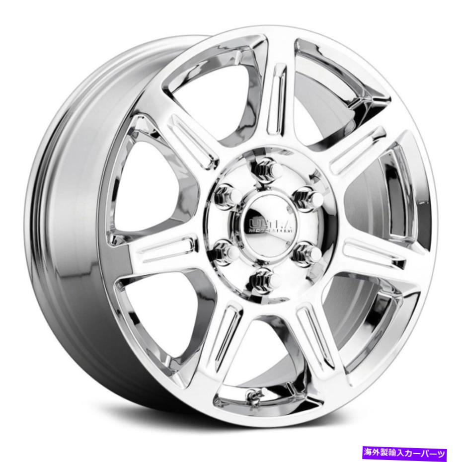 ホイール　４本セット Ultra 450cの労働ホイール17x8（60、6x130、84.1）4のChrome Rimsセット Ultra 450C TOIL Wheels 17x8 (60, 6x130, 84.1) Chrome Rims Set of 4【並行輸入品】