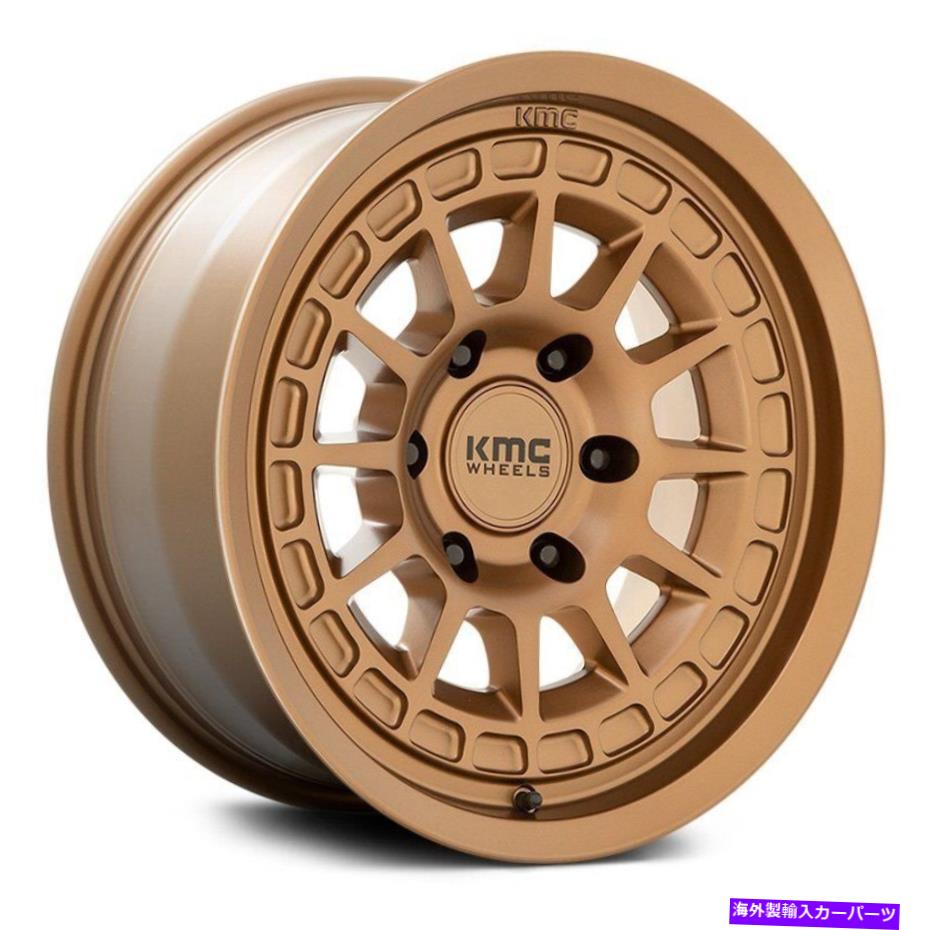 ホイール　４本セット KMC KM719キャニオンホイール16x8（0、6x139.7、106.1）4のブロンズリムセット KMC KM719 CANYON Wheels 16x8 (0, 6x139.7, 106.1) Bronze Rims Set of 4【並行輸入品】