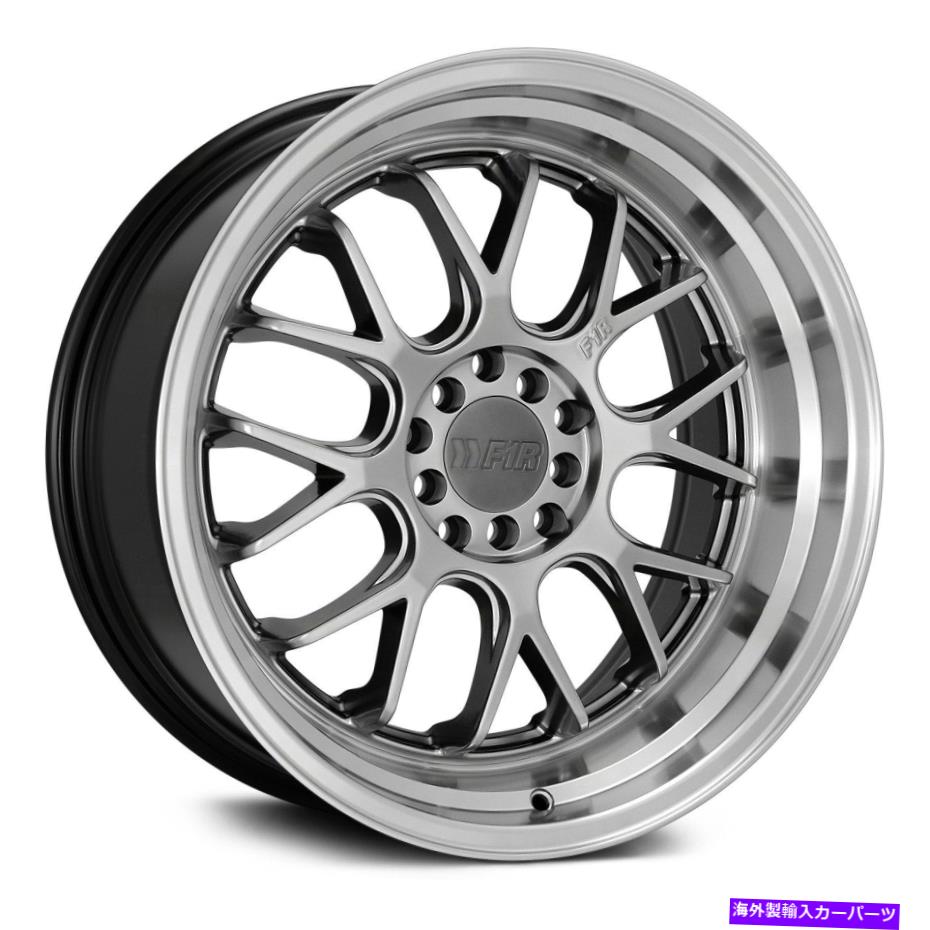 ホイール 4本セット F1R F21 V2ホイール18x9.5(35、5x114.3、73.1)4のブラックリムセット F1R F21 V2 Wheels 18x9.5 (35, 5x114.3, 73.1) Black Rims Set of 4【並行輸入品】|Us Custom Parts Shop USDM