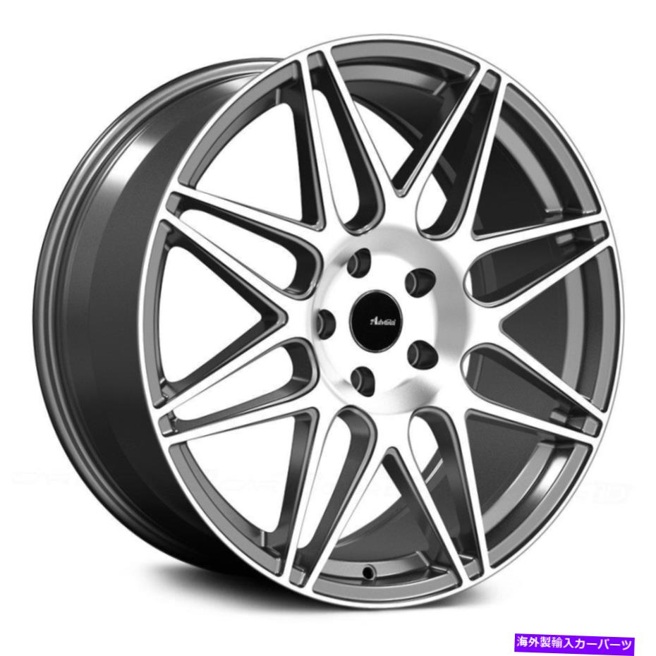 ホイール 4本セット Advanti Racing Classe Wheels20x10(30、5x120.65、74.1)4のガンメタルリムセット Advanti Racing CLASSE Wheels 20x10 (30, 5x120.65, 74.1) Gunmetal Rims Set of 4【並行輸入品】|Us Custom Parts Shop USDM