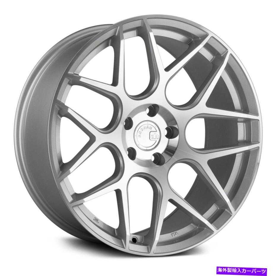ホイール 4本セット aodhan aff2ホイール19x9.5(35、5x120.65、72.6)4のシルバーリムセット Aodhan AFF2 Wheels 19x9.5 (35, 5x120.65, 72.6) Silver Rims Set of 4【並行輸入品】