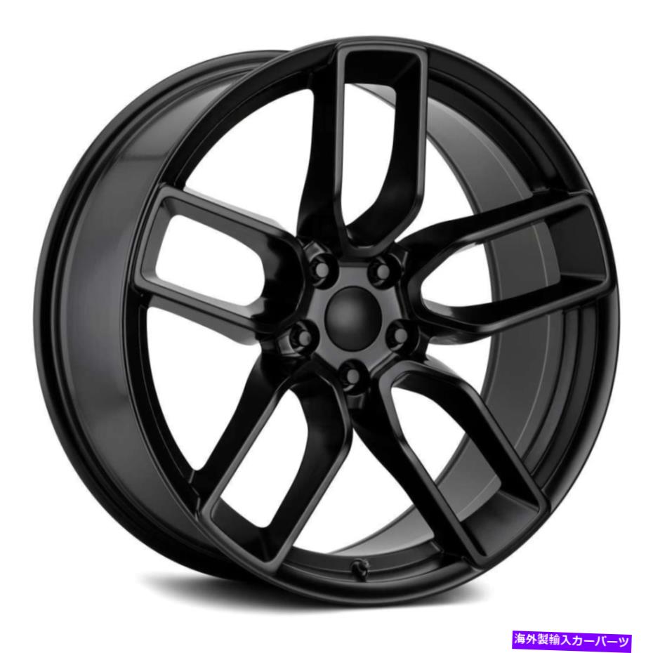 ホイール　４本セット レプリカ技術RT-13ホイール20x11（-2、5x114.3、71.6）4のブラックリムセット Replica Tech RT-13 Wheels 20x11 (-2, 5x114.3, 71.6) Black Rims Set of 4【並行輸入品】