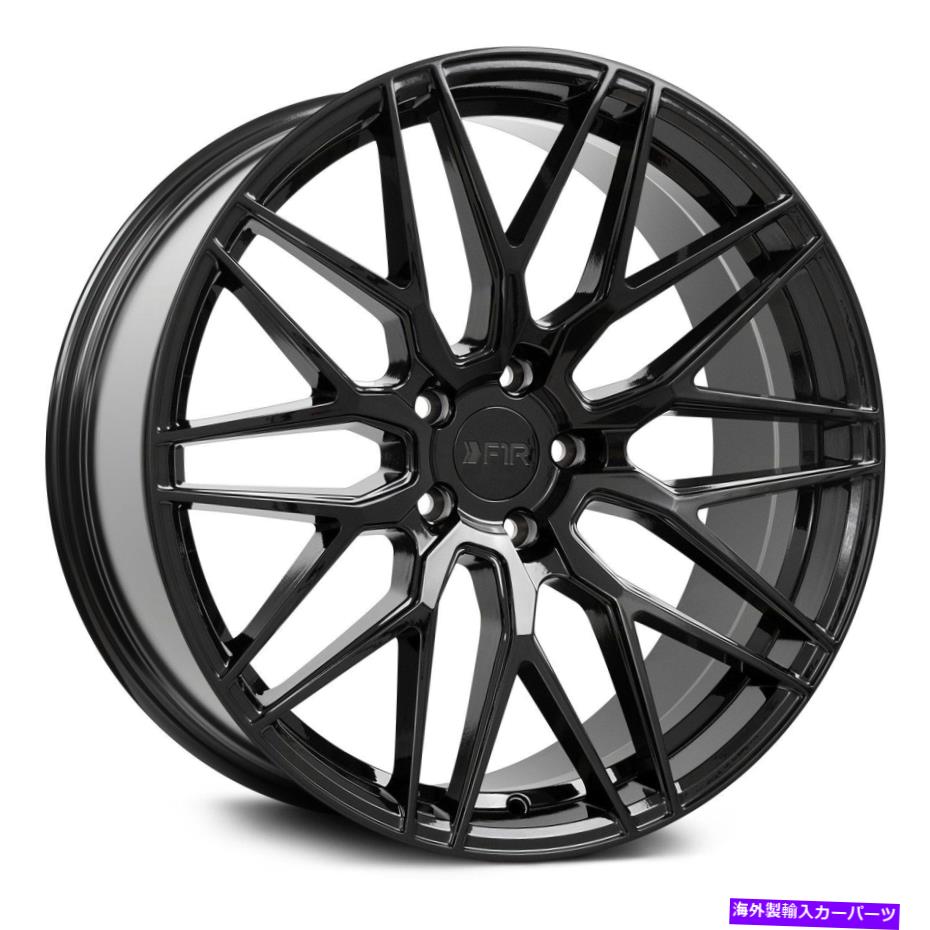 ホイール 4本セット F1R F103ホイール18x9.5(38、5x120.65、73.1)4のブラックリムセット F1R F103 Wheels 18x9.5 (38, 5x120.65, 73.1) Black Rims Set of 4【並行輸入品】|Us Custom Parts Shop USDM