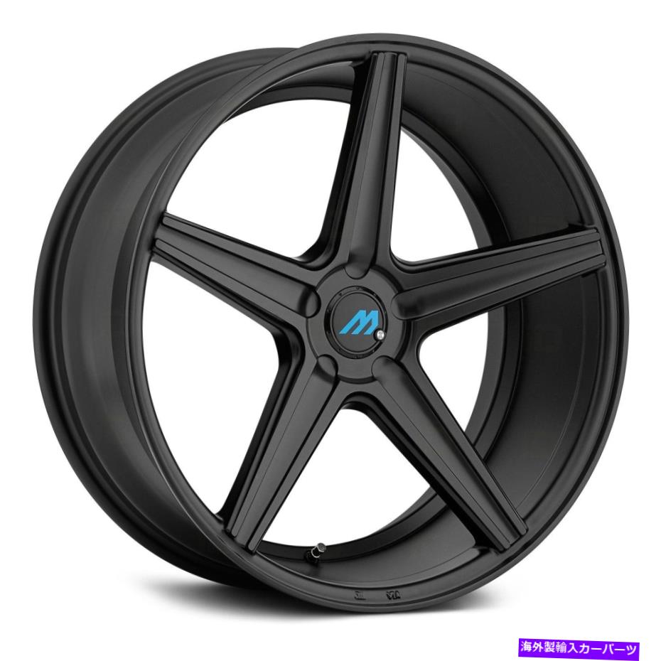 ホイール　４本セット Mach Me1ホイール18x8（35、5x114.3、72.56）4のブラックリムセット MACH ME1 Wheels 18x8 (35, 5x114.3, 72.56) Black Rims Set of 4【並行輸入品】