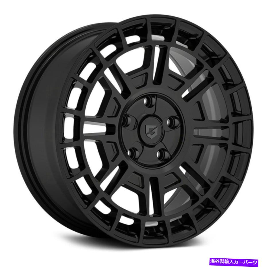 ホイール 4本セット ギアアロイ767SBホイール18x8(35、5x110、73.1)4のブラックリムセット Gear Alloy 767SB Wheels 18x8 (35, 5x110, 73.1) Black Rims Set of 4【並行輸入品】|Us Custom Parts Shop USDM