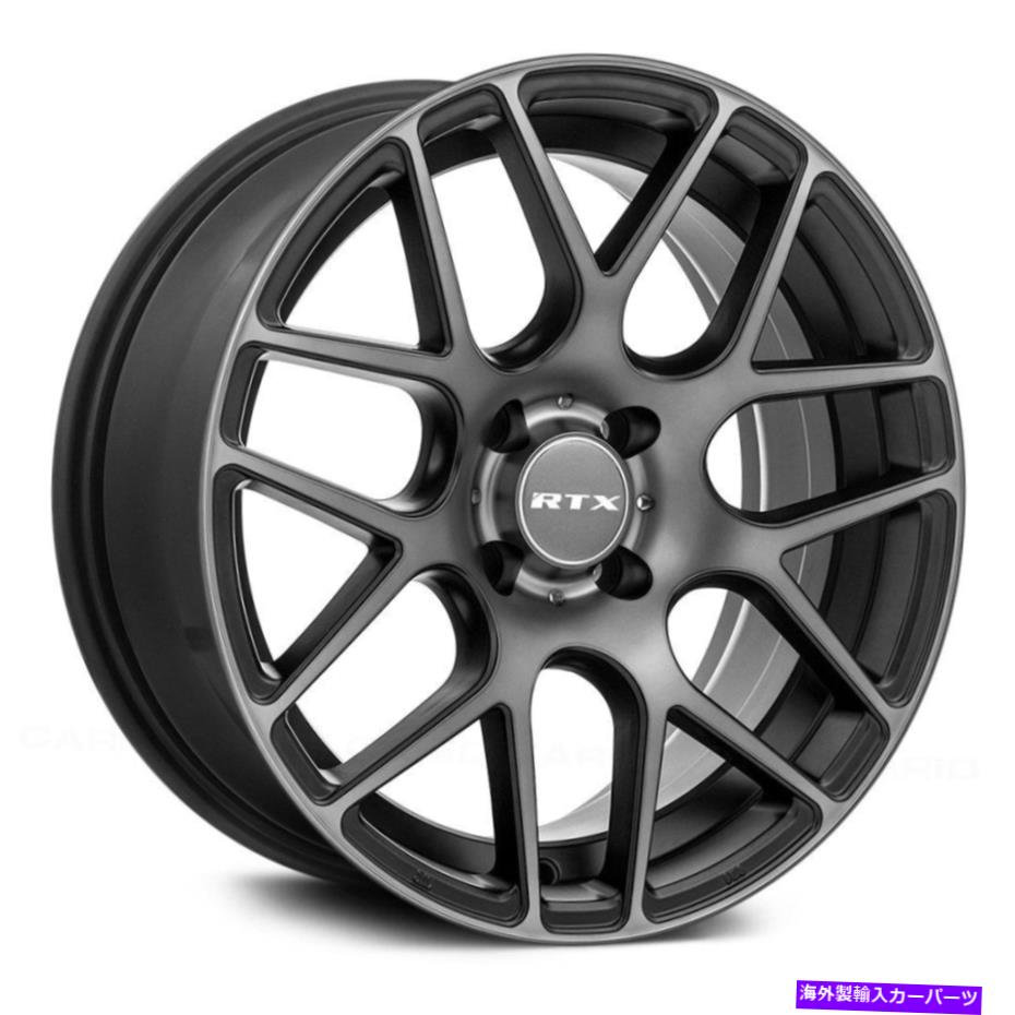 ホイール　４本セット RTX ENVYホイール18x8（38、5x114.3、73.1）4のブラックリムセット RTX ENVY Wheels 18x8 (38, 5x114.3, 73.1) Black Rims Set of 4【並行輸入品】 295,169円