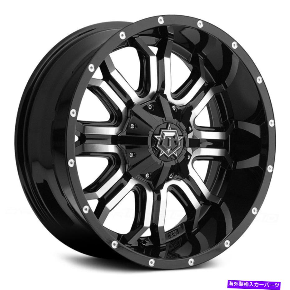 ホイール　４本セット TIS 535MBホイール18x9（-12、6x139.7、108）4のブラックリムセット TIS 535MB Wheels 18x9 (-12, 6x139.7, 108) Black Rims Set of 4【並行輸入品】