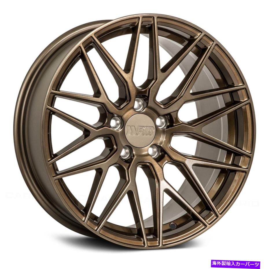 ホイール　４本セット F1R F103ホイール17x8.5（38、5x114.3、73.1）4のブロンズリムセット F1R F103 Wheels 17x8.5 (38, 5x114.3, 73.1) Bronze Rims Set of 4【並行輸入品】