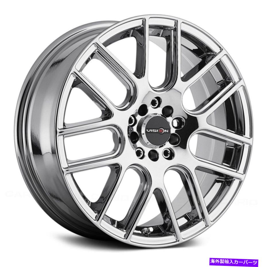 ホイール　４本セット ビジョン426クロスホイール16x7（38、5x120.65、73.1）4のクロムリムセット Vision 426 CROSS Wheels 16x7 (38, 5x120.65, 73.1) Chrome Rims Set of 4【並行輸入品】｜Us Custom Parts Shop USDM 299,772円