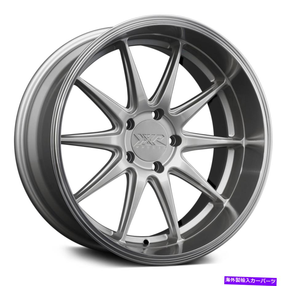 ホイール　４本セット XXR 527Dホイール18x10.5（20、5x114.3、73.1）4のシルバーリムセット XXR 527D Wheels 18x10.5 (20, 5x114.3, 73.1) Silver Rims Set of 4【並行輸入品】