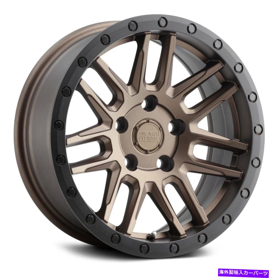 ホイール　４本セット ブラックサイアーチホイール17x8（30、5x112、66.56）4のブロンズリムセット Black Rhino ARCHES Wheels 17x8 (30, 5x112, 66.56) Bronze Rims Set of 4【並行輸入品】