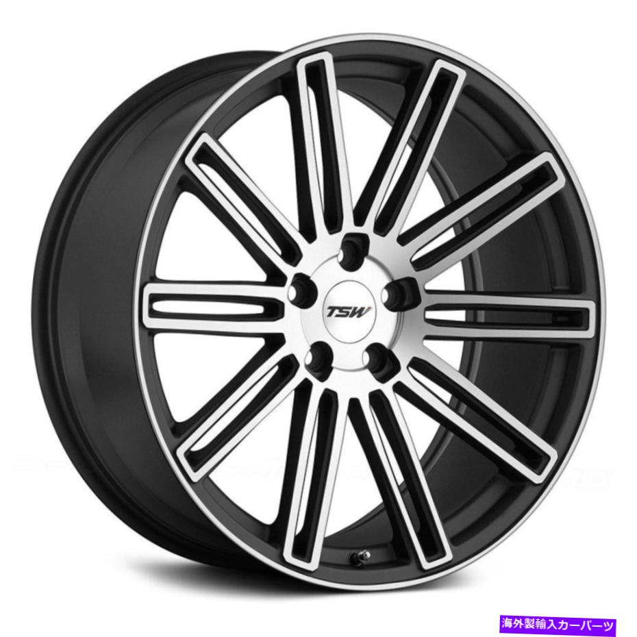 ホイール　４本セット TSW Crowthorne Wheels 19x8.5（35、5x100、72.1）Gunmetal Rimsセット4 TSW CROWTHORNE Wheels 19x8.5 (35, 5x100, 72.1) Gunmetal Rims Set of 4【並行輸入品】