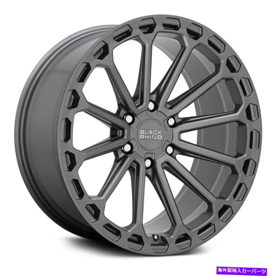 ホイール　４本セット ブラックサイカイゼンホイール17x9.5（-12、6x139.7、112.1）4のガンメタルリムセット Black Rhino KAIZEN Wheels 17x9.5 (-12, 6x139.7, 112.1) Gunmetal Rims Set of 4【並行輸入品】