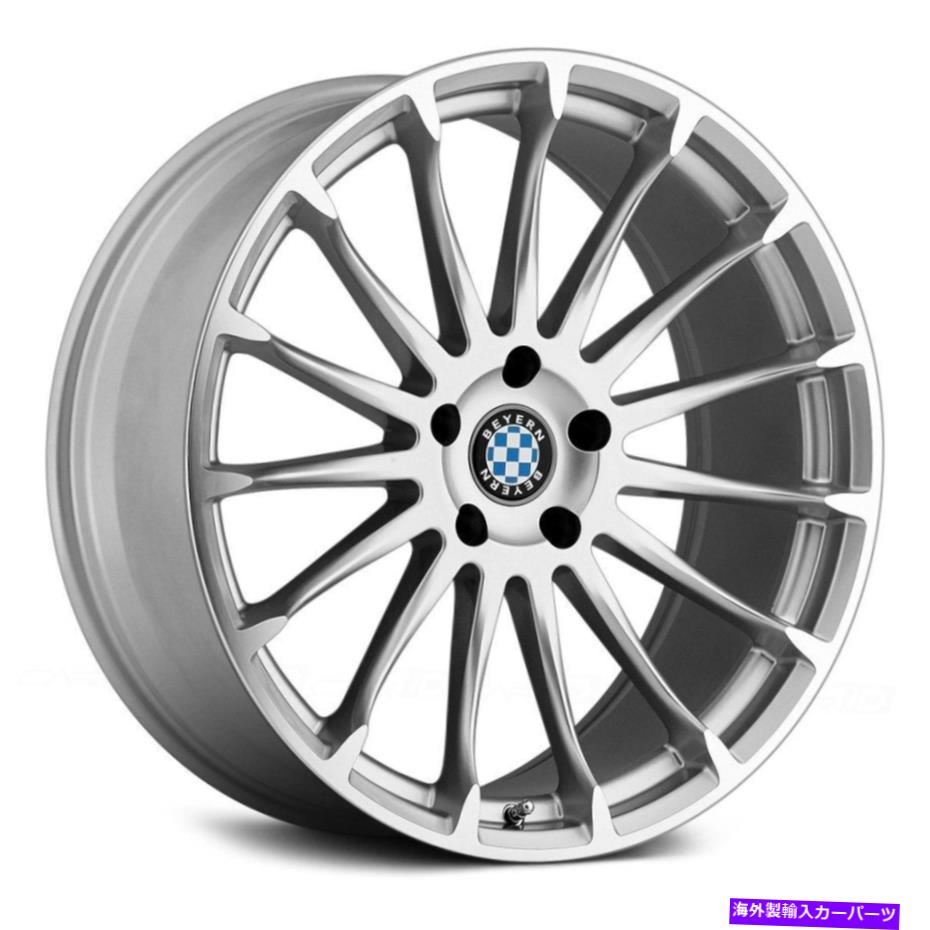 ホイール　４本セット Beyern Aviatic Wheels 18x9.5（35、5x120.65、72.56）4のシルバーリムセット Beyern AVIATIC Wheels 18x9.5 (35, 5x120.65, 72.56) Silver Rims Set of 4【並行輸入品】 310,662円