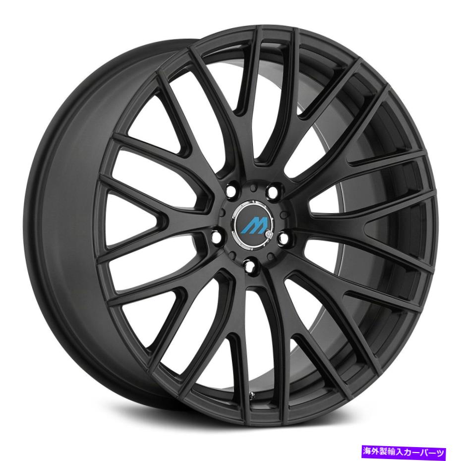 ホイール　４本セット Mach Me11ホイール20x8.5（35、5x114.3、72.56）4のブラックリムセット MACH ME11 Wheels 20x8.5 (35, 5x114.3, 72.56) Black Rims Set of 4【並行輸入品】
