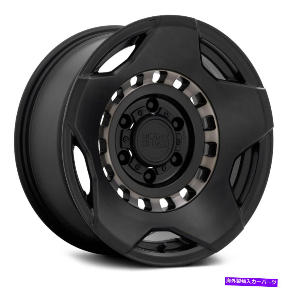 ホイール　４本セット ブラックサイの銃口ホイール17x9（-18、6x139.7、112.1）4のブラックリムセット Black Rhino MUZZLE Wheels 17x9 (-18, 6x139.7, 112.1) Black Rims Set of 4【並行輸入品】｜Us Custom Parts Shop USDM