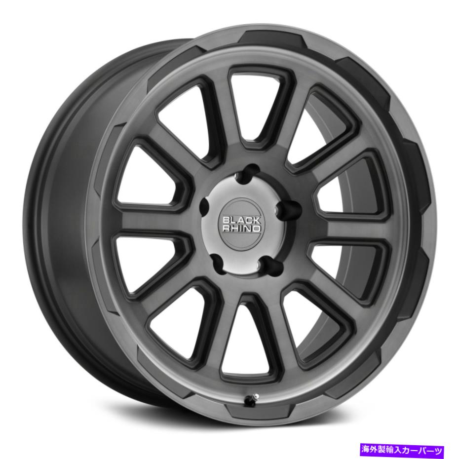 ホイール　４本セット ブラックサイチェイスホイール17x8.5（0、6x139.7、112.1）4のガンメタルリムセット Black Rhino CHASE Wheels 17x8.5 (0, 6x139.7, 112.1) Gunmetal Rims Set of 4【並行輸入品】｜Us Custom Parts Shop USDM