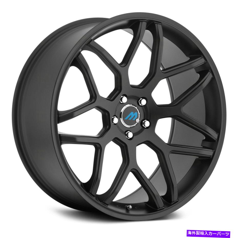 ホイール　４本セット Mach Me8ホイール20x8.5（35、5x120.65、72.56）4のブラックリムセット MACH ME8 Wheels 20x8.5 (35, 5x120.65, 72.56) Black Rims Set of 4【並行輸入品】