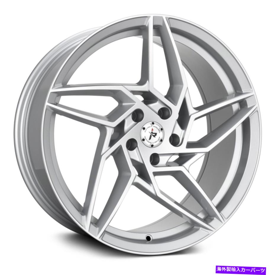 ホイール　４本セット 衝撃道路605ホイール20x8.5（35、5x114.3、73.1）4のシルバーリムセット Impact Off Road 605 Wheels 20x8.5 (35, 5x114.3, 73.1) Silver Rims Set of 4【並行輸入品】