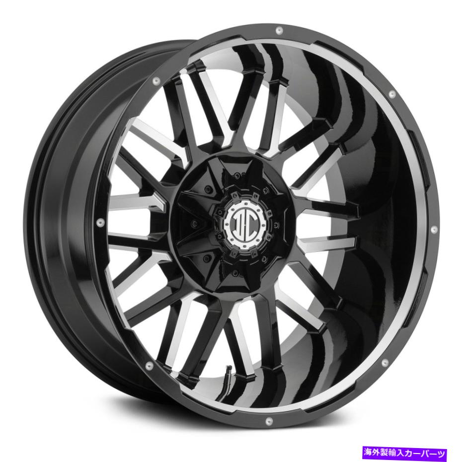 ホイール 4本セット Xtreme NX-12ホイール20x12(-44、6x139.7、106.1)4のブラックリムセット Xtreme NX-12 Wheels 20x12 (-44, 6x139.7, 106.1) Black Rims Set of 4【並行輸入品】|Us Custom Parts Shop USDM