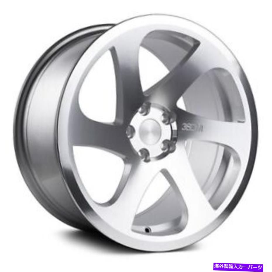 ホイール　４本セット 3SDM 0.06ホイール18x9.5（40、5x120.65、72.6）シルバーリムセット4 3SDM 0.06 Wheels 18x9.5 (40, 5x120.65, 72.6) Silver Rims Set of 4【並行輸入品】