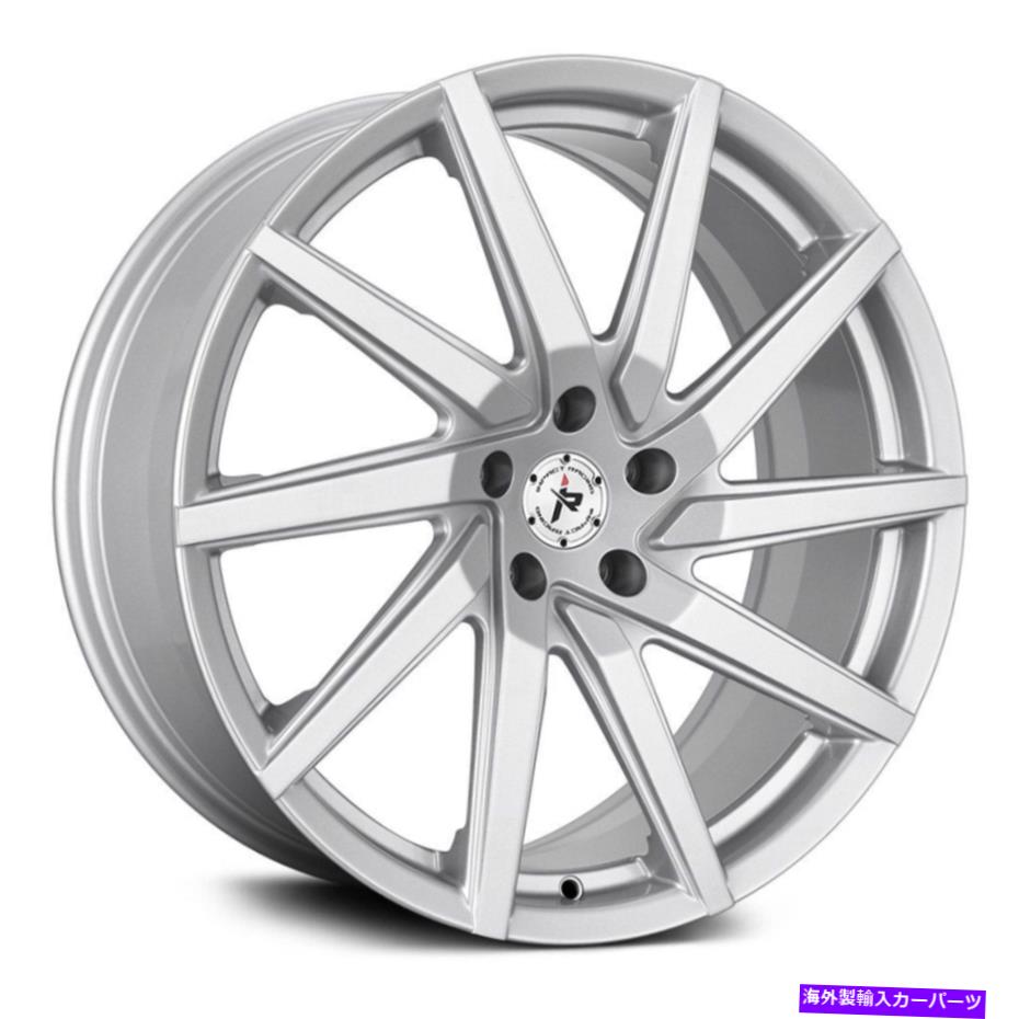 ホイール　４本セット 衝撃道路601ホイール20x8.5（35、5x114.3、73.1）4のシルバーリムセット Impact Off Road 601 Wheels 20x8.5 (35, 5x114.3, 73.1) Silver Rims Set of 4【並行輸入品】