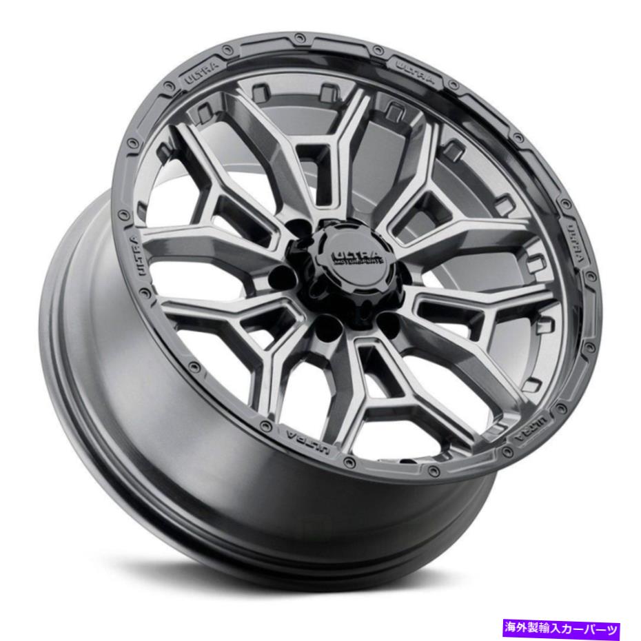 ホイール　４本セット Ultra 126gn Warmonger 6ホイール17x9（18、6x139.7）4の無煙炭リムセット Ultra 126GN WARMONGER 6 Wheels 17x9 (18, 6x139.7) Anthracite Rims Set of 4【並行輸入品】