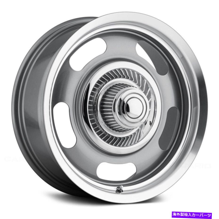 ホイール　４本セット ビジョン55ラリーホイール20x8.5（32、5x120.65、83）4のガンメタルリムセット Vision 55 RALLY Wheels 20x8.5 (32, 5x120.65, 83) Gunmetal Rims Set of 4【並行輸入品】