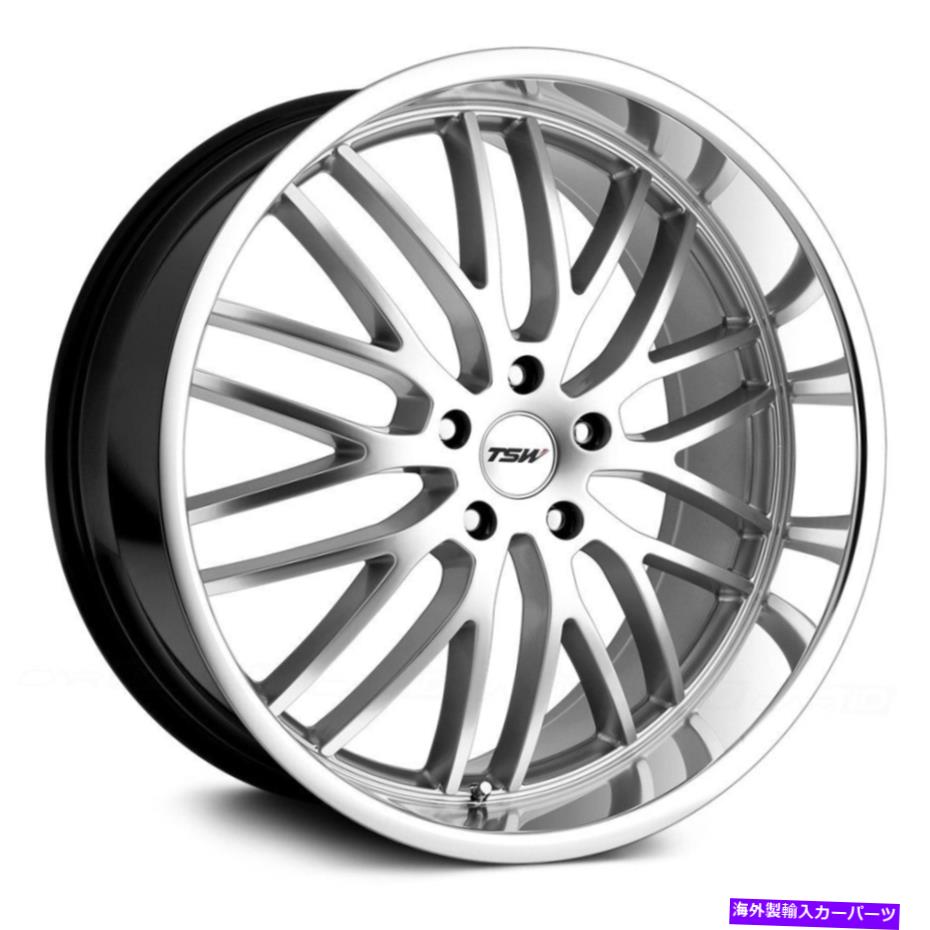 ホイール　４本セット TSW Snettertonホイール18x8（40、5x108、72.1）4のシルバーリムセット TSW SNETTERTON Wheels 18x8 (40, 5x108, 72.1) Silver Rims Set of 4【並行輸入品】