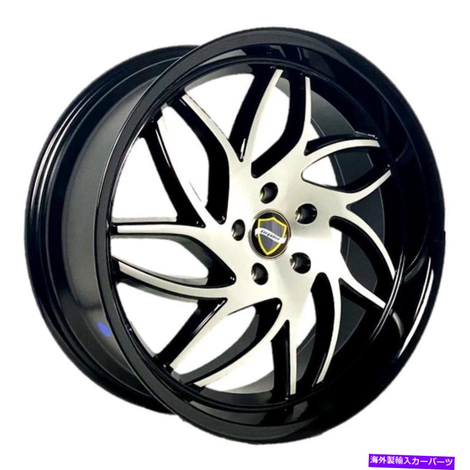 ホイール　４本セット エレガンスマジックホイール20x8.5（35、5x114.3、73.1）4のシルバーリムセット Elegance MAGIC Wheels 20x8.5 (35, 5x114.3, 73.1) Silver Rims Set of 4【並行輸入品】