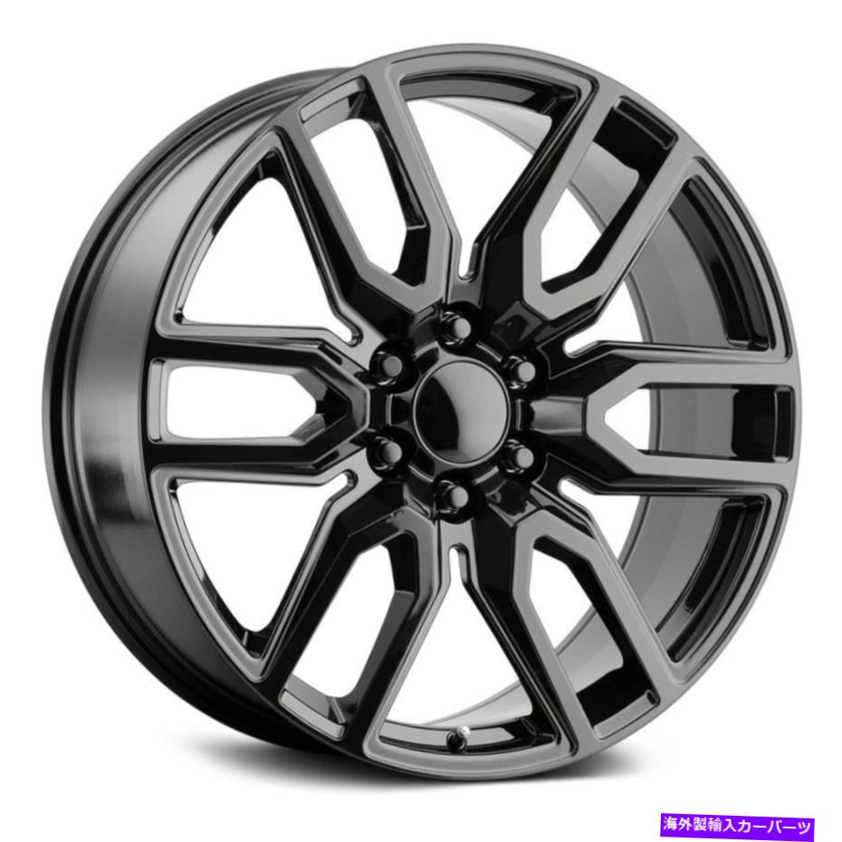 ホイール　４本セット VoxxレプリカNZHホイール20x9（27、6x139.7、78.1）4のブラックリムセット Voxx Replica NZH Wheels 20x9 (27, 6x139.7, 78.1) Black Rims Set of 4【並行輸入品】