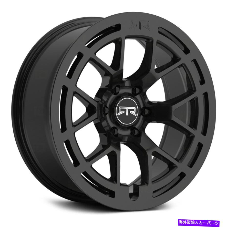 ホイール　４本セット RTR 950SB Tech 6ホイール18x9（30、6x139.7、93.1）4のブラックリムセット RTR 950SB TECH 6 Wheels 18x9 (30, 6x139.7, 93.1) Black Rims Set of 4【並行輸入品】