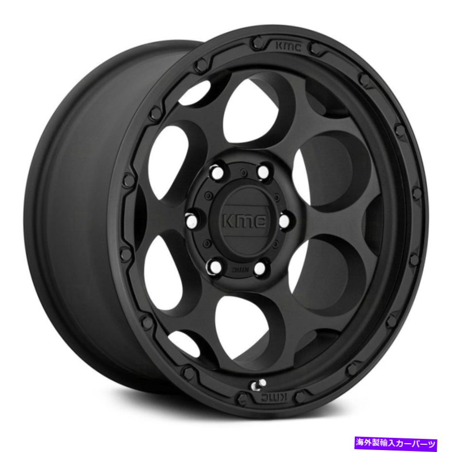 ホイール　４本セット KMC KM541ダーティハリーホイール17x8.5（0、5x127、71.5）4のブラックリムセット KMC KM541 DIRTY HARRY Wheels 17x8.5 (0, 5x127, 71.5) Black Rims Set of 4【並行輸入品】