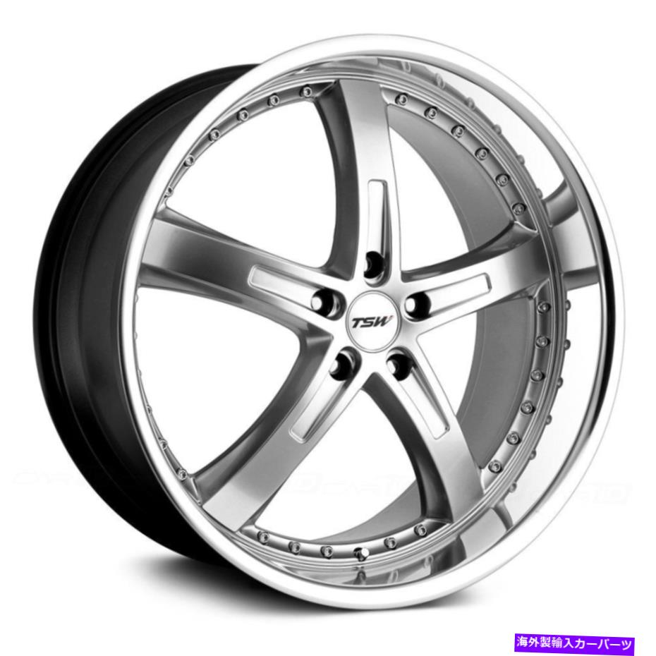 ホイール　４本セット TSWジャラマホイール18x9.5（45、5x120.65、76.1）4のシルバーリムセット TSW JARAMA Wheels 18x9.5 (45, 5x120.65, 76.1) Silver Rims Set of 4【並行輸入品】