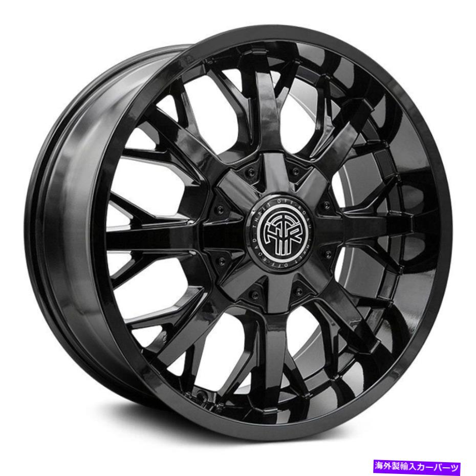 ホイール　４本セット スレットオフロードバルカンホイール20x9（18、5x139.7、87.1）4のブラックリムセット Thret Offroad VULCAN Wheels 20x9 (18, 5x139.7, 87.1) Black Rims Set of 4【並行輸入品】