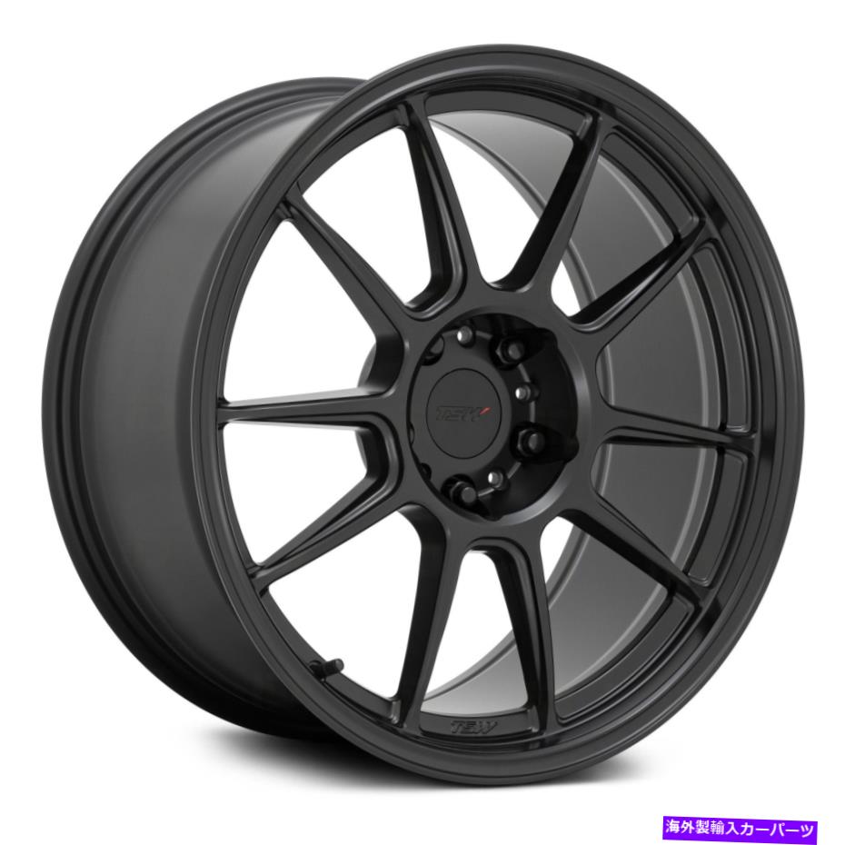 ホイール　４本セット TSWイマトラホイール18x9.5（38、5x100、72.1）4のブラックリムセット TSW IMATRA Wheels 18x9.5 (38, 5x100, 72.1) Black Rims Set of 4【並行輸入品】