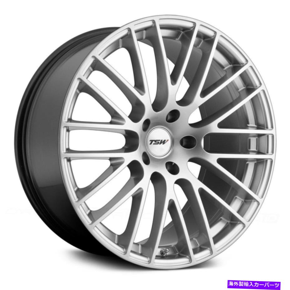 ホイール 4本セット TSW Maxホイール18x8.5(15、5x120.65、76.1)4のシルバーリムセット TSW Max Wheels 18x8.5 (15, 5x120.65, 76.1) Silver Rims Set of 4【並行輸入品】|Us Custom Parts Shop USDM