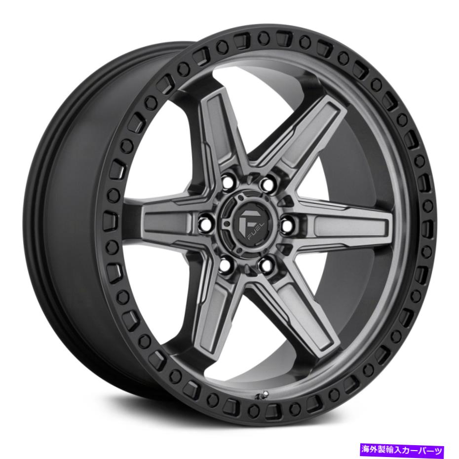 ホイール 4本セット 燃料D698キッカー6 1PCホイール17x9(1、6x135、87.1)4のブラックリムセット Fuel D698 KICKER 6 1PC Wheels 17x9 (1, 6x135, 87.1) Black Rims Set of 4【並行輸入品】|Us Custom Parts Shop USDM
