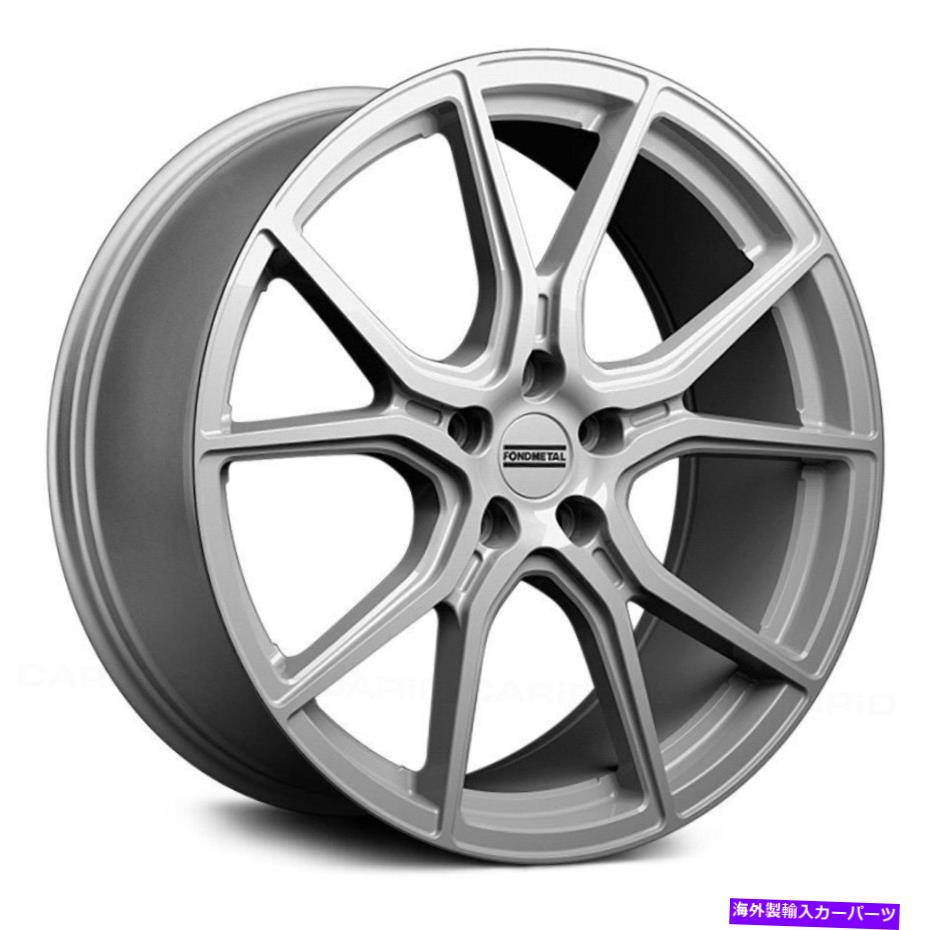 ホイール　４本セット Fondmetal STC-45ホイール20x10.5（45、5x114.3、74.1）4のシルバーリムセット Fondmetal STC-45 Wheels 20x10.5 (45, 5x114.3, 74.1) Silver Rims Set of 4【並行輸入品】