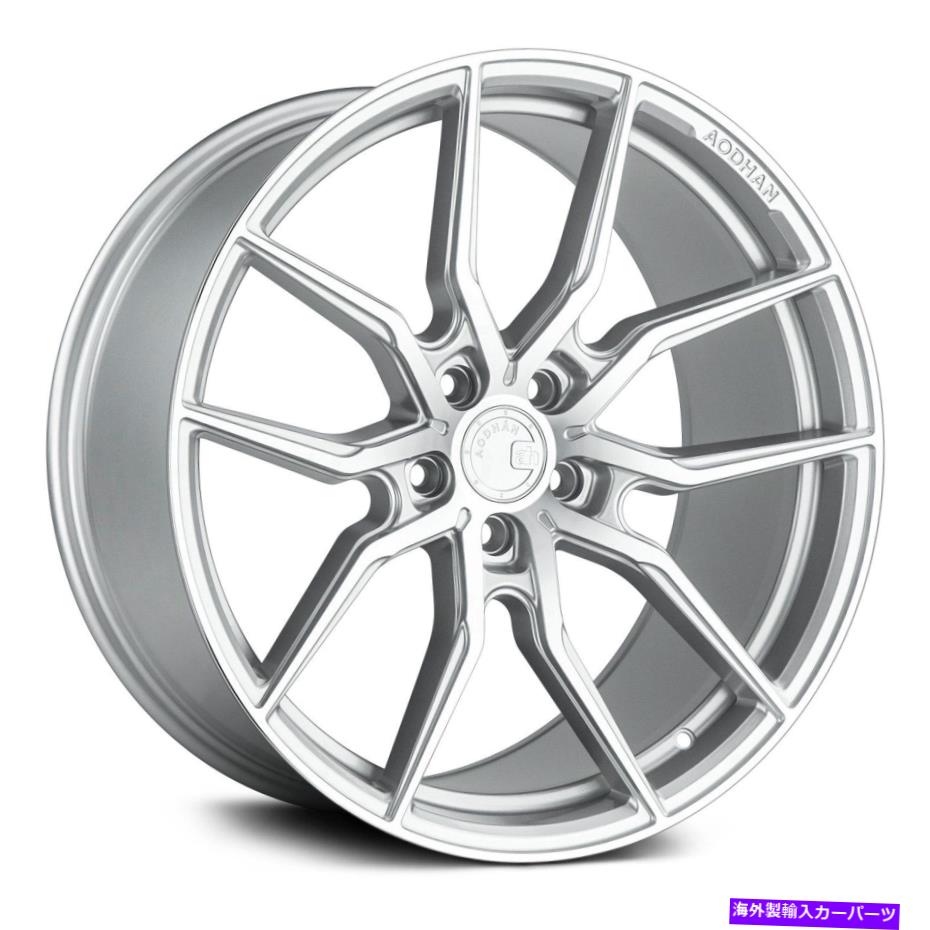 ホイール 4本セット aodhan aff01ホイール20x9(30、5x120.65、72.6)4のシルバーリムセット Aodhan AFF01 Wheels 20x9 (30, 5x120.65, 72.6) Silver Rims Set of 4【並行輸入品】|Us Custom Parts Shop USDM