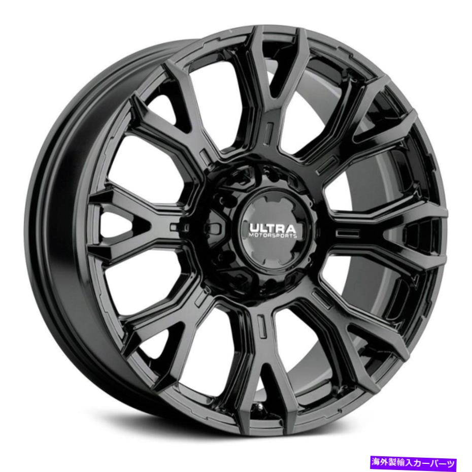 ホイール　４本セット Ultra 123BK Scorpion Wheels 18x9（1、8x170、125.2）4のブラックリムセット Ultra 123BK SCORPION Wheels 18x9 (1, 8x170, 125.2) Black Rims Set of 4【並行輸入品】