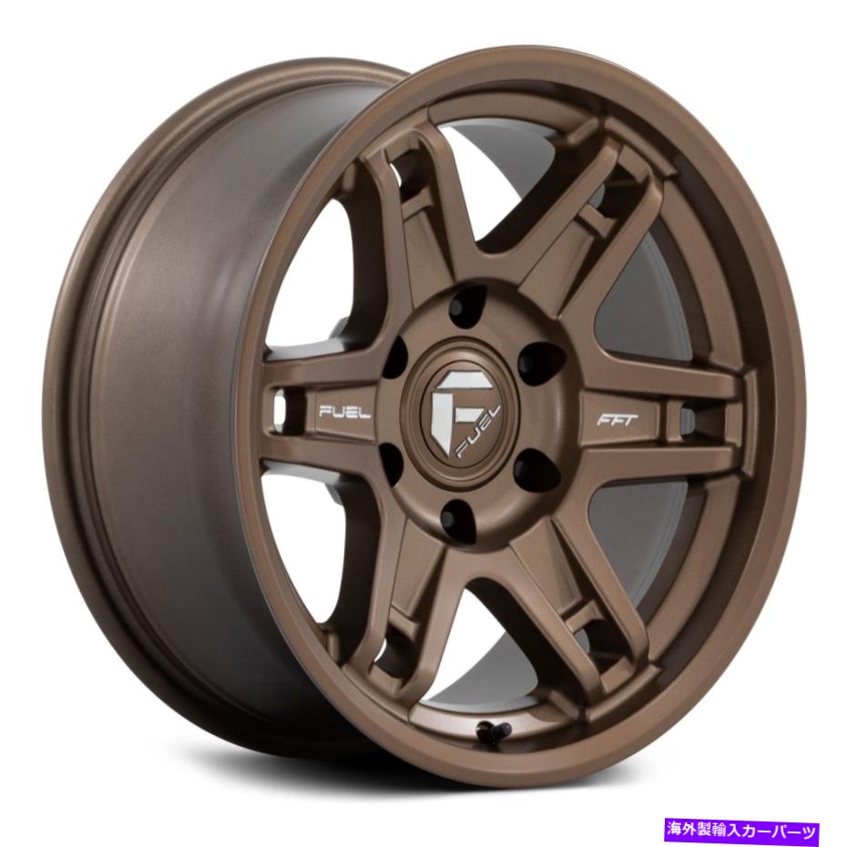 ホイール　４本セット 燃料D837スレイヤー1PCホイール17x8.5（-15、6x139.7、106.1）4のブロンズリムセット Fuel D837 SLAYER 1PC Wheels 17x8.5 (-15, 6x139.7, 106.1) Bronze Rims Set of 4【並行輸入品】
