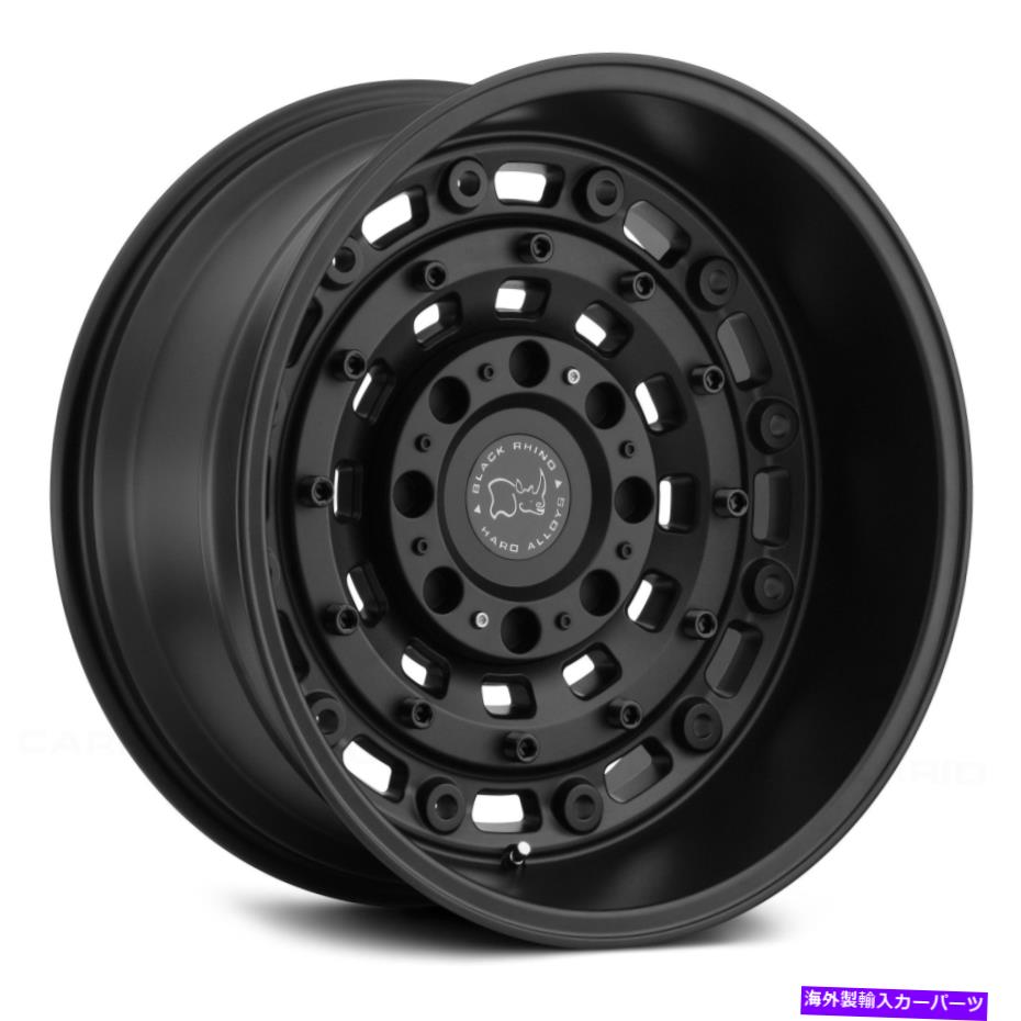 ホイール　４本セット ブラックサイアーセナルホイール17x9.5（12、8x180、125.1）4のブラックリムセット Black Rhino ARSENAL Wheels 17x9.5 (12, 8x180, 125.1) Black Rims Set of 4【並行輸入品】